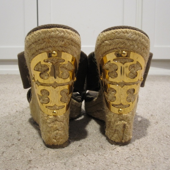 Tory Burch Kristen Espadrille Wedges - Picture 5 of 8